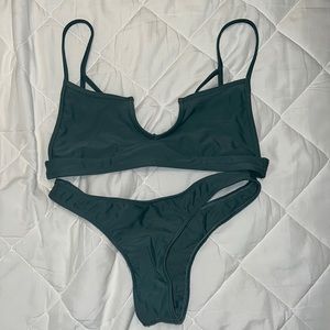 Swamis Swimwear Green Bikini
